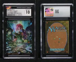 Llanowar Elves (Showcase) Japanese Foil Magic: Foundations CGC 10 Gem Mint - Image 3