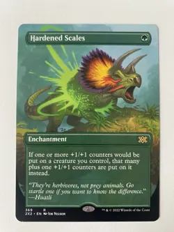 Hardened Scales - Foil - Borderless Double Masters 2022 Near Mint, English - MTG - Image 1