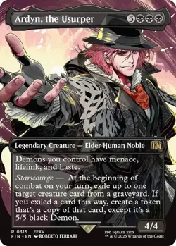 MTG Ardyn, the Usurper (Borderless) (0315) - FINAL FANTASY (FIN) FOIL - Image 1