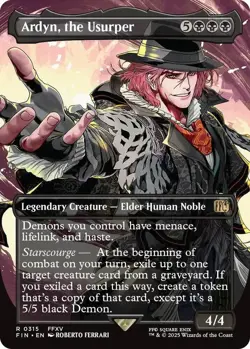 MTG Ardyn, the Usurper (Borderless) (0315) - FINAL FANTASY (FIN) FOIL - Image 2
