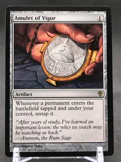 MTG Amulet of Vigor Worldwake Magic the Gathering - VLP - Image 3