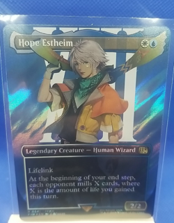 Hope Estheim (Borderless) (Surge Foil) Final Fantasy Foil MTG Pack Fresh - Image 3