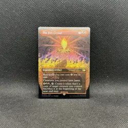 The Fire Crystal Magic The Gathering Final Fantasy 0337 FFIII Borderless Foil - Image 3
