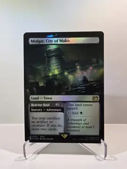 MTG Midgar, City of Mako (Borderless) Foil Final Fantasy Magic The Gathering - Image 1
