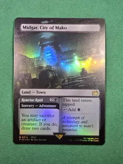 MTG Midgar, City of Mako (Borderless) Foil Final Fantasy Magic The Gathering - Image 7