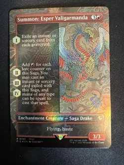 Summon: Esper Valigarmanda (Borderless) Commander: Final Fantasy Foil - Image 2