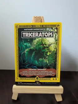 Triceratops Wayward Swordtooth Secret Lair Drop MTG - Image 2