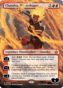 Chandra, Flameshaper (Borderless) Foundations Regular - Image 1