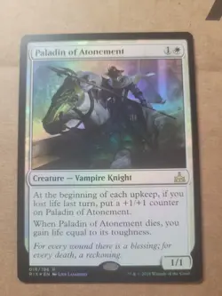 Paladin of Atonement FOIL Rivals of Ixalan MTG Magic RIX (016/196) Vampire NM - Image 1