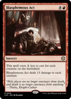 Blasphemous Act - LCC - NM - MTG - Image 1