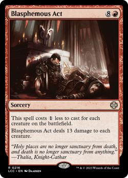 Blasphemous Act - LCC - NM - MTG - Image 3