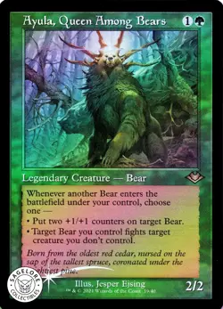 MTG Ayula, Queen Among Bears (Retro Frame) | NM Foil | Modern Horizons (MH1) - Image 1