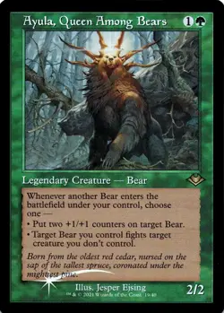 MTG Ayula, Queen Among Bears (Retro Frame) | NM Foil | Modern Horizons (MH1) - Image 2
