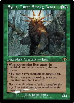 MTG Ayula, Queen Among Bears (Retro Frame) | NM Foil | Modern Horizons (MH1) - Image 5