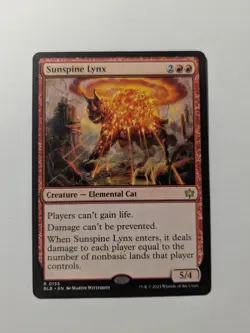 Sunspine Lynx Bloomburrow Regular MtG Rare Magic - Image 1