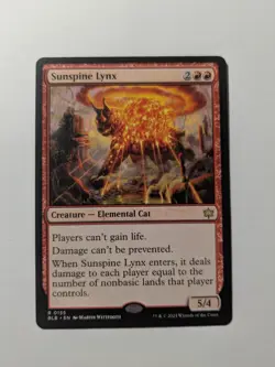 Sunspine Lynx Bloomburrow Regular MtG Rare Magic - Image 3