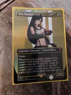 Magic the Gathering Tifa, Martial Artist Final Fantasy Borderless Foil - Image 2