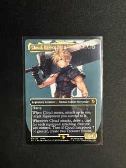 Cloud, Ex-SOLDIER (Borderless) Commander: Final Fantasy Foil - Image 5