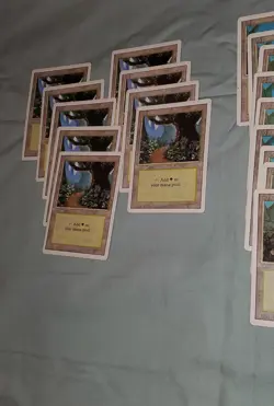 Magic The Gathering (44) FOREST BASIC LAND LOT REVISED 3RD EDITION - Image 9