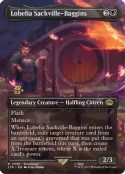 Mint/Near-Mint, English - 4 x MTG Lobelia Sackville-Baggins (0399) - Prerelease - Image 1