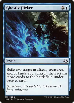 Ghostly Flicker Modern Masters 2017 NM Blue Common MAGIC MTG CARD ABUGames - Image 1