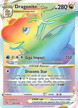 Dragonite VSTAR (Secret) 081/078 Pokémon GO Holo - Image 1