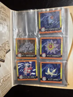 Vintage Pokemon Super Collection Series One Action Flipz Album 90s & 5 Cards - Image 10