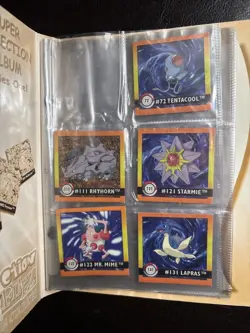 Vintage Pokemon Super Collection Series One Action Flipz Album 90s & 5 Cards - Image 4