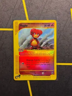 Magby 52/165 Reverse Holo - Pokemon TCG Expedition Base Set NM - Image 3