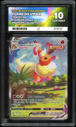 Flareon VMAX SWSH180 Pokemon Ultra Premium Collection Promo ACE 10 - Image 1