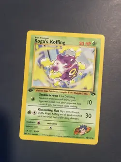 KOGA'S KOFFING Pokemon Card - 1st Edition - Gym Challenge - 48/132 - NM #2 - Image 1