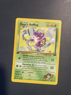 KOGA'S KOFFING Pokemon Card - 1st Edition - Gym Challenge - 48/132 - NM #2 - Image 2
