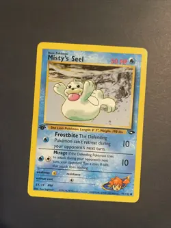 1st Edition Misty’s Seel 91/132 - Gym Challenge - Near Mint - Image 1