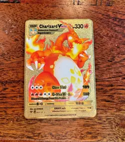 Rare VMAX Charizard Gold Metal Card - Image 2
