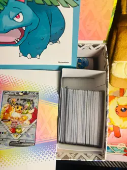 Prismatic SPC Box & Pokemon VENUSAUR  Time Mag. -INCLUDES EEVEE PROMO-NO PACKS - Image 13