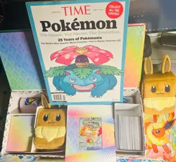 Prismatic SPC Box & Pokemon VENUSAUR  Time Mag. -INCLUDES EEVEE PROMO-NO PACKS - Image 9