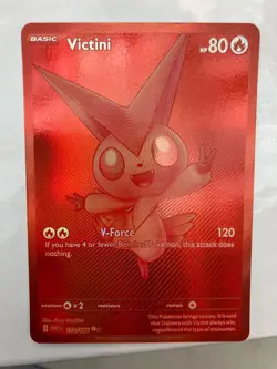 Pokemon RED VICTINI 172/086 - Black Bolt/White Flare - Full Art - PACK FRESH - Image 1