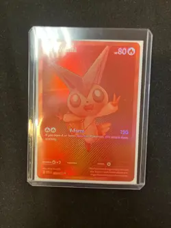 Pokemon RED VICTINI 172/086 - Black Bolt/White Flare - Full Art - PACK FRESH - Image 2