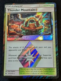 Thunder Mountain Prism Star 191/214 Sm-Lost Thunder Holo - Image 1
