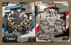 Pokemon Black Bolt and White Flare Binder Collection Bundle 2 ct. FREE/FAST SHIP - Image 2