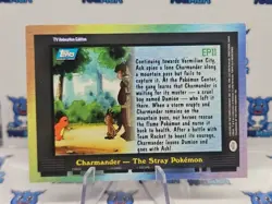 Topps Pokemon Ep11 Charmander - The Stray Pokemon Blue Logo LP - Image 2