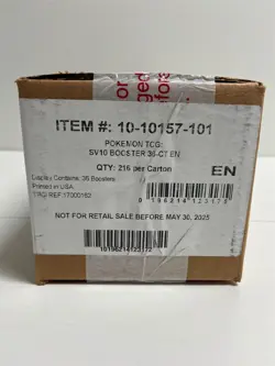 Pokemon TCG - Destined Rivals SV10 Factory Sealed Case - x6 Sealed Booster Boxes - Image 6
