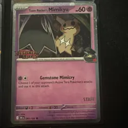 Pokemon Destined Rivals Staff Promos Set - Image 8