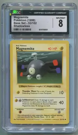 Magnemite 053/102 Base Set (Shadowless) Regular - Image 1