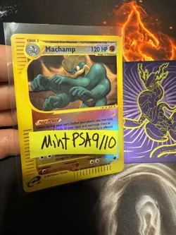 2002 Pokemon Expedition Machamp Reverse Holo 51/165 🔥PSA Grade🔥161💎NM ++ Mint - Image 9