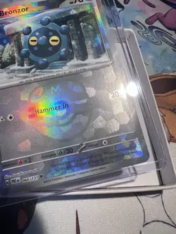 Bronzor 066/131 Master Ball Holo Prismatic Evolutions Pokemon TCG Mint Condition - Image 3