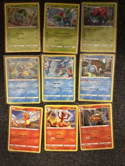 Pokémon GO Kanto Starter Evolution Set: Charizard, Blastoise, Venusaur NM - Image 1