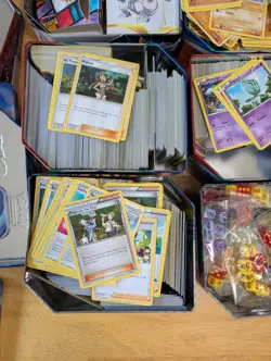 18.5 lb Pokemon Card Collection bulk lot- Rares- Holos- Japanese- Tins - Image 11
