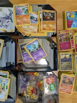 18.5 lb Pokemon Card Collection bulk lot- Rares- Holos- Japanese- Tins - Image 12