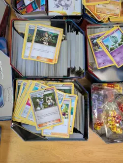 18.5 lb Pokemon Card Collection bulk lot- Rares- Holos- Japanese- Tins - Image 3